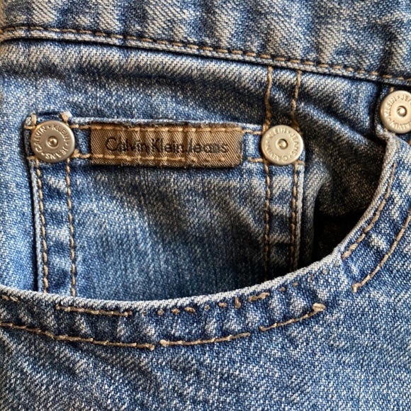 Vintage 90s / 1990s Calvin Klein Classic Straight Jeans - size women's 4 / 30 - Picture 8 of 11